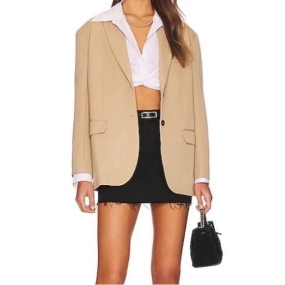 NWT Mother Denim High Waisted Smokin' Double Micro Fray Skirt size 27 - Picture 2 of 9